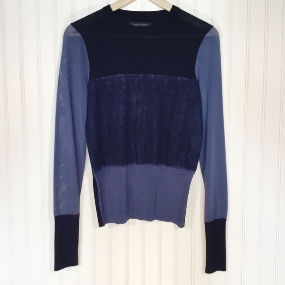 rag and bone colorblock sweater